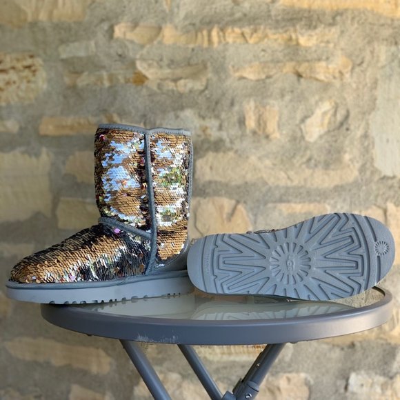 UGG Shoes - UGG NIB sequins short boots women size 5